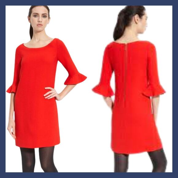 NWT kate spade luna dress size 00 red - Picture 1 of 8